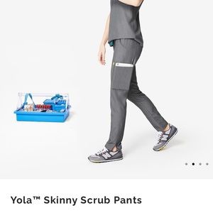 Grey scrub FIGS - YOLA skinny